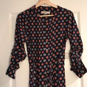 Loft Floral dress Small (used)